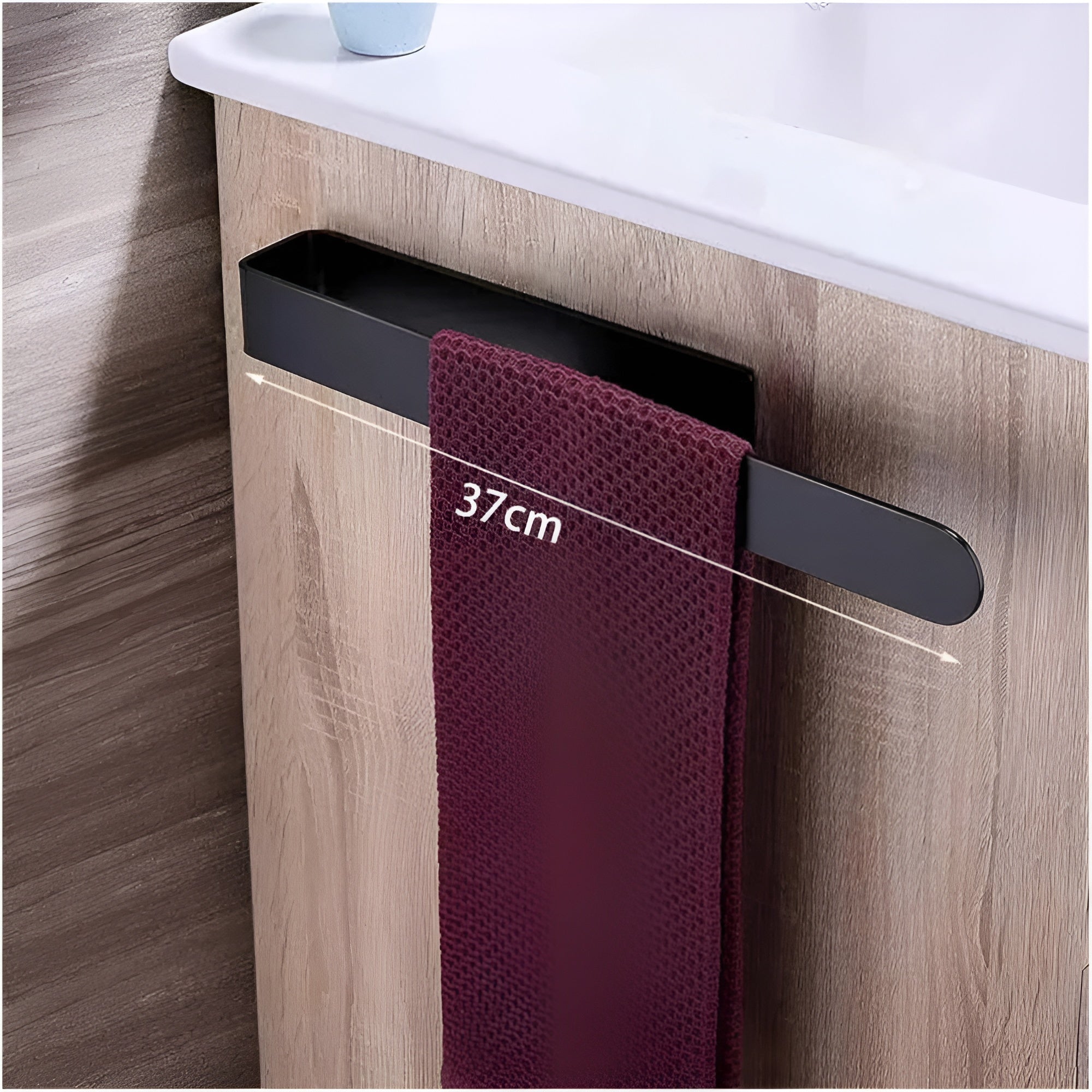 Astra Towel Rack - Modern Stainless Steel Wall-Mounted Bathroom Towel Holder 2