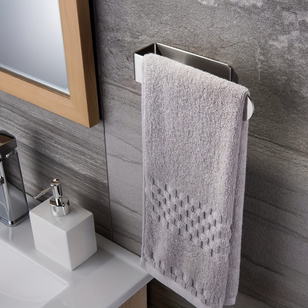 Astra Towel Rack - Modern Stainless Steel Wall-Mounted Bathroom Towel Holder 4