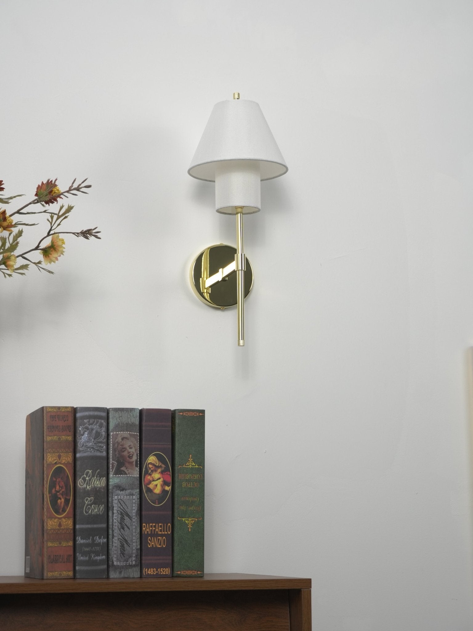 Aveline | Elegant Modern Fabric Wall Sconce Light Fixture for Indoor Use 5