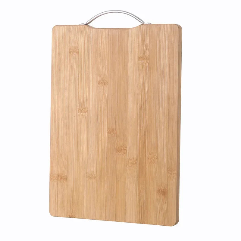 Bamboo Cutting Board | Double-Sided Chopping Board with Handle | Versatile Food Prep Tool for Home Chefs 7