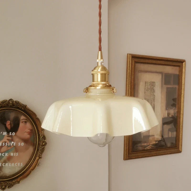 BrassElegance | Timeless Warm Brass Kitchen Pendant Lighting Fixture 0