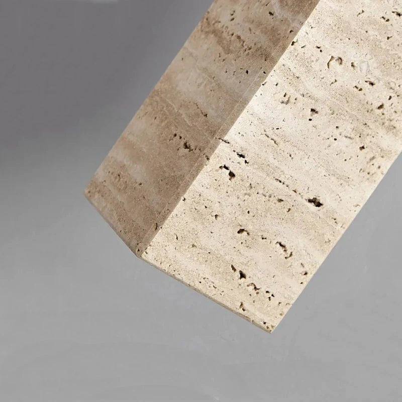 Brivora | Modern Travertine Pendant Light for Warm Ambient Lighting