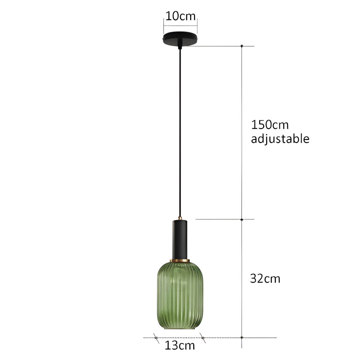 FARO Vintage Pendant Light with Brushed Glass Design | Various Sizes - Styyler