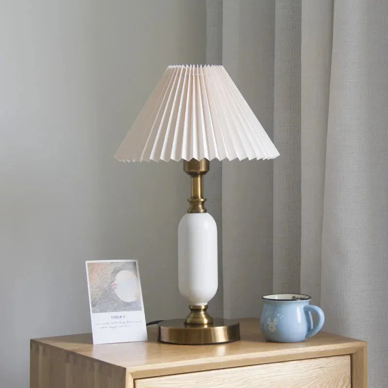 CelestiaGlow | Elegant Vintage Inspired Table Lamp for Bedroom or Living Room 1