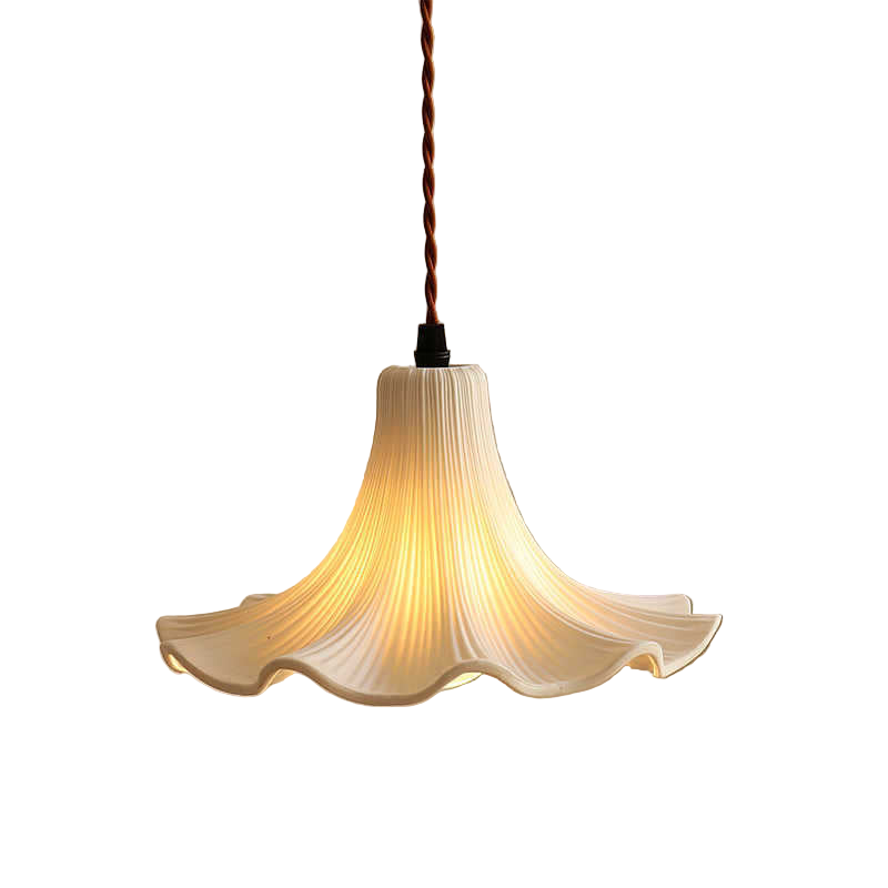 CeramicaBloom | Elegant French Floral Hanging Pendant Light Fixture 0
