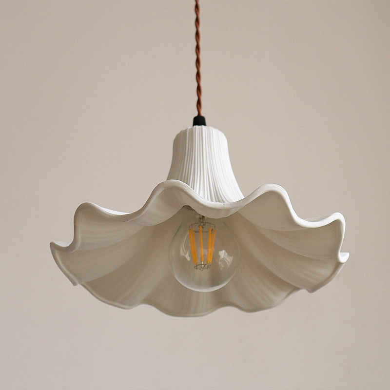 CeramicaBloom | Elegant French Floral Hanging Pendant Light Fixture 4