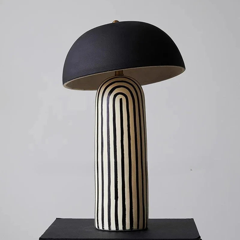 Ceramica | Elegant Handmade Ceramic Bedside Table Lamp with Custom Lighting 3