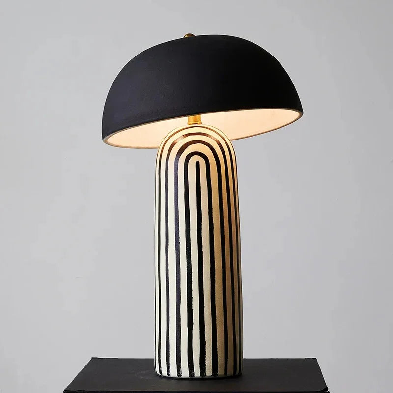 Ceramica | Elegant Handmade Ceramic Bedside Table Lamp with Custom Lighting 4