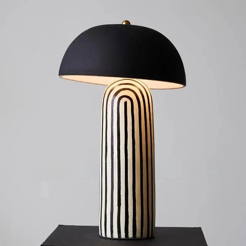 Ceramica | Elegant Handmade Ceramic Bedside Table Lamp with Custom Lighting 7