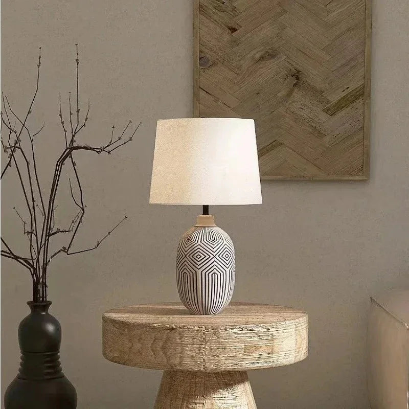 Ceramica | Elegant Modern Ceramic Bedside Table Lamp for Cozy Atmosphere 3
