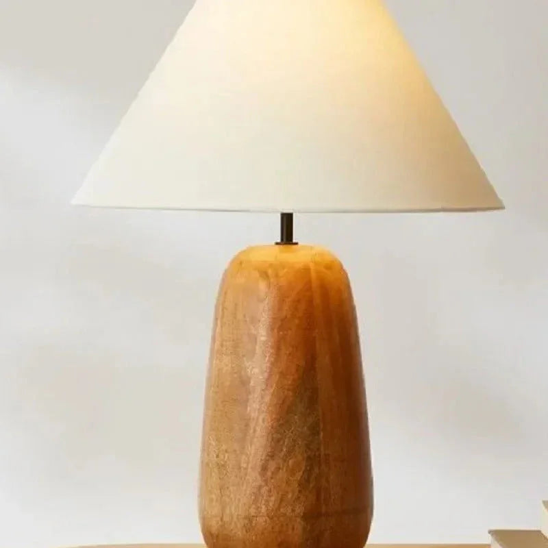 Clairewood | Elegant Retro Minimalist Table Lamp for Bedroom and Desk 8