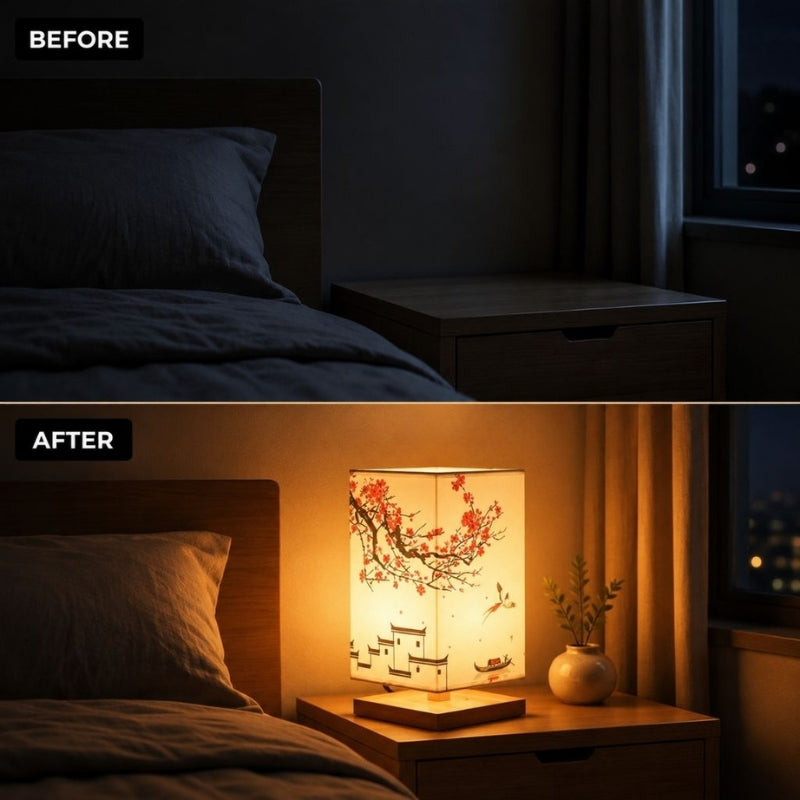 Clarova | Elegant Wooden Table Lamp for Soft Ambient LightingClarova | Elegant Wooden Table Lamp for Soft Ambient Lighting