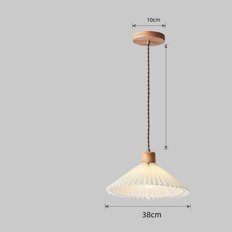Brooke Chandelier | Nordic Pleated Pendant Light For Stylish Spaces