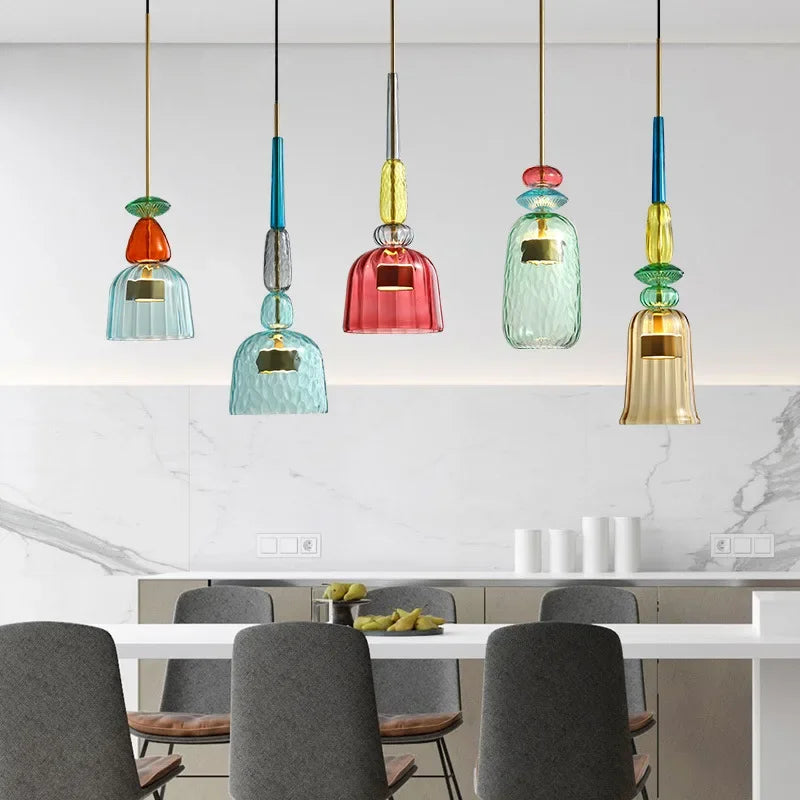 ColorSphere | Vibrant Contemporary Glass Pendant Lighting Fixture 2