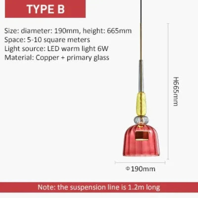 ColorSphere | Vibrant Contemporary Glass Pendant Lighting Fixture 8