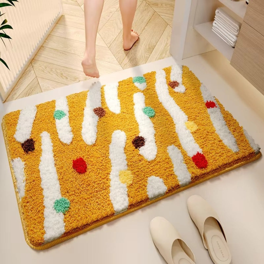 Color Clash | Non-Slip Bath Mat with Soft Silicone Design | Vibrant Comfort for Safe Spaces 1