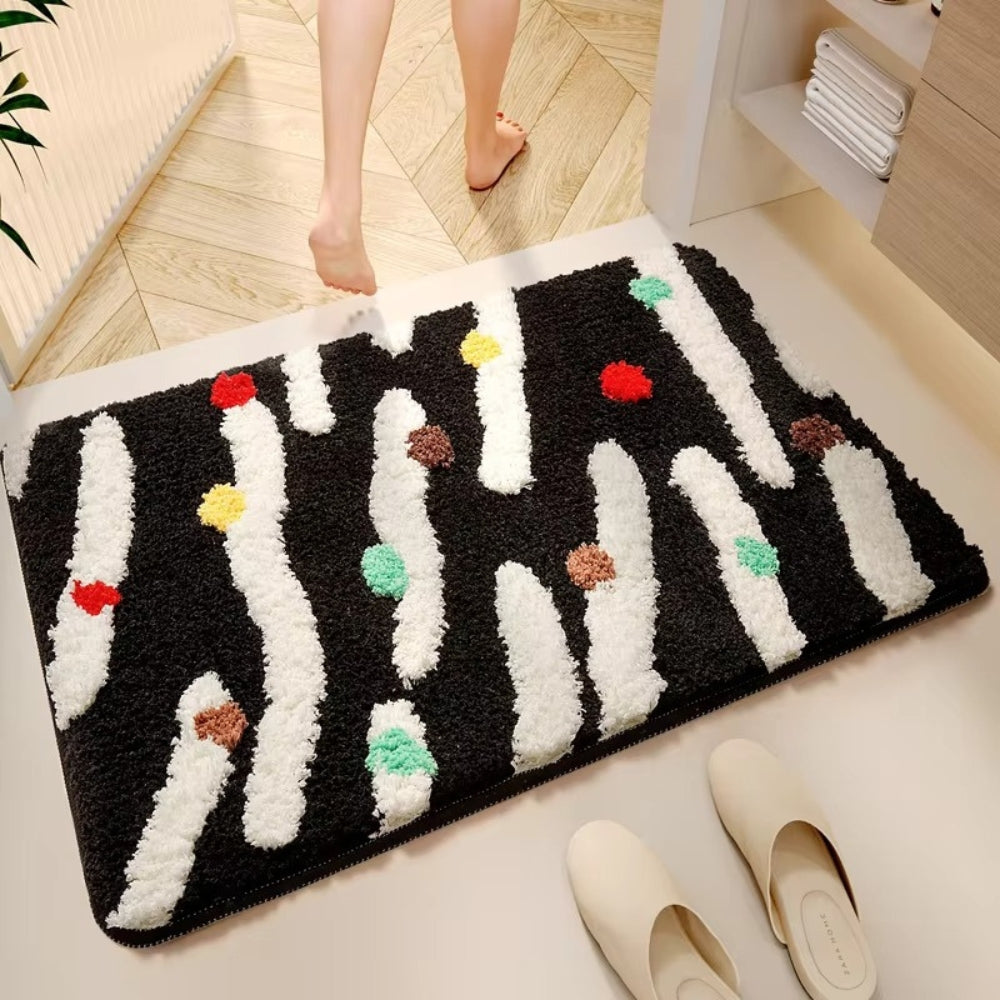 Color Clash | Non-Slip Bath Mat with Soft Silicone Design | Vibrant Comfort for Safe Spaces 2