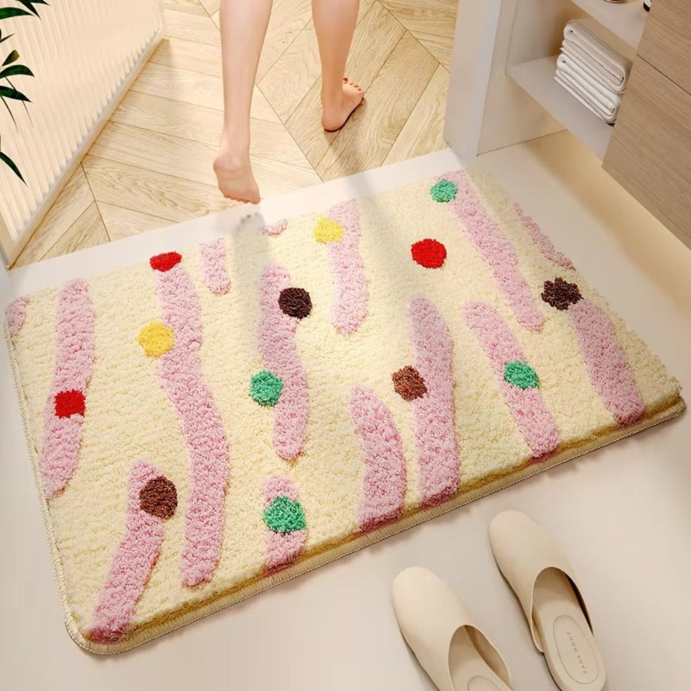 Color Clash | Non-Slip Bath Mat with Soft Silicone Design | Vibrant Comfort for Safe Spaces 4