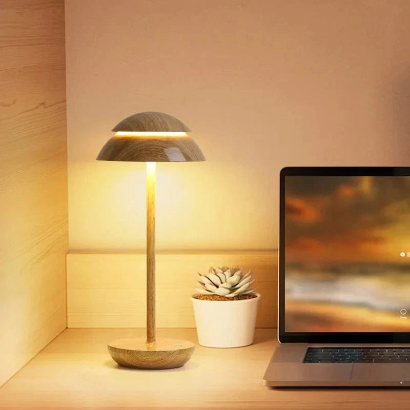 Cordless Rechargeable Table Lamp with Touch Control Dimming – Scandinavian Design Bedside Lamp for Elegant Lighting 2