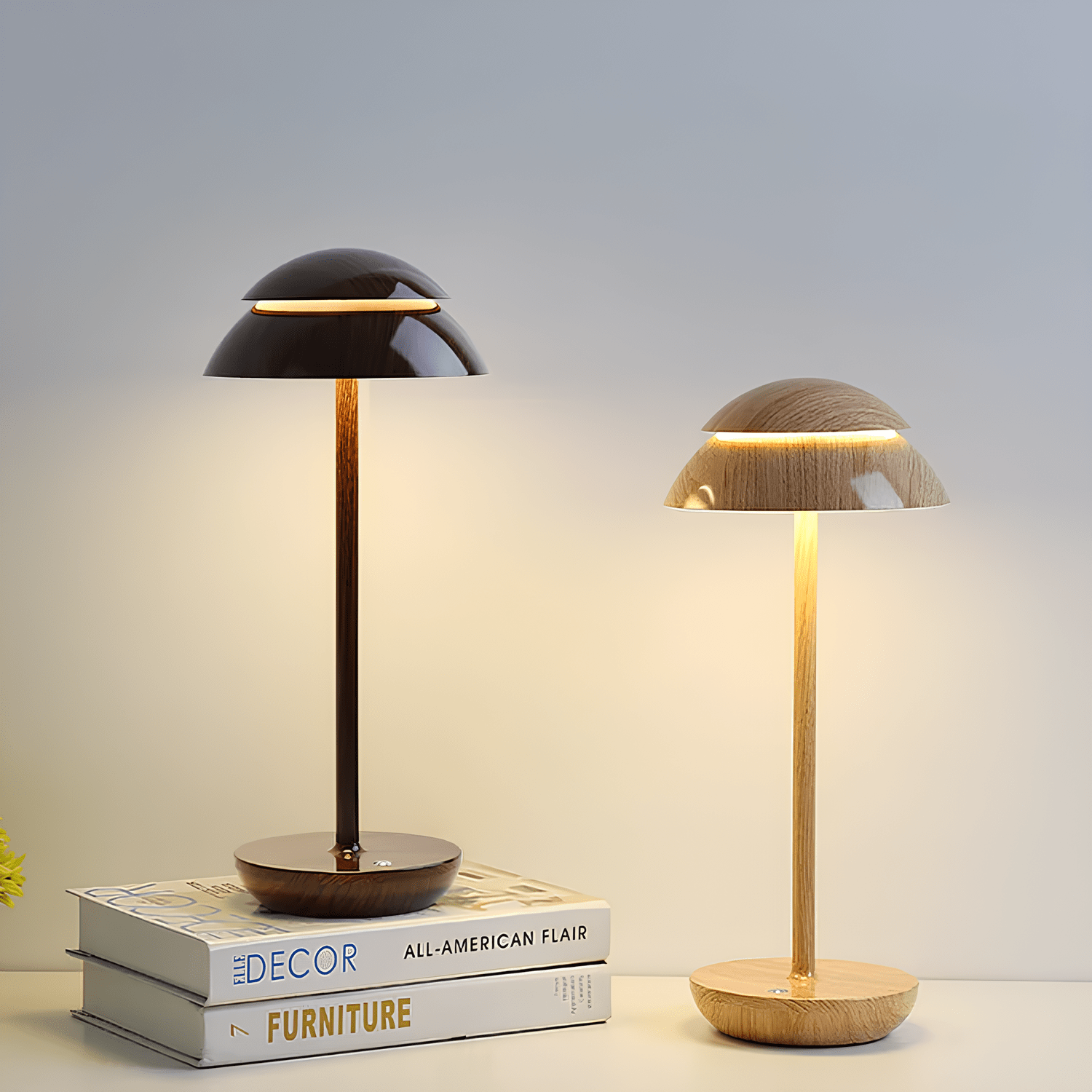 Cordless Rechargeable Table Lamp with Touch Control Dimming – Scandinavian Design Bedside Lamp for Elegant Lighting 3