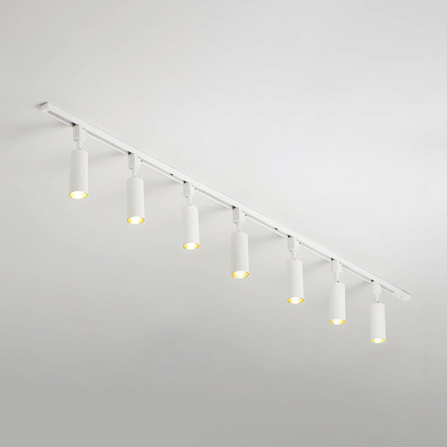 CylindraLight Modern Sleek Black LED Track Lighting Fixture for Ceiling 20