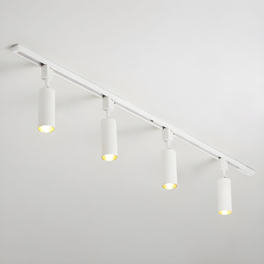 CylindraLight | Modern Sleek Black LED Track Lighting Fixture for Ceiling 14