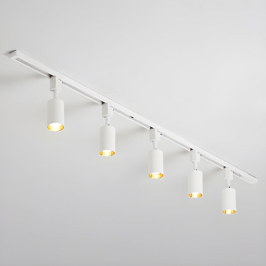 CylindraLight | Modern Sleek Black LED Track Lighting Fixture for Ceiling 15