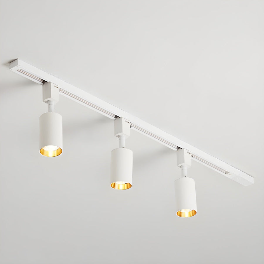 CylindraLight | Modern Sleek Black LED Track Lighting Fixture for Ceiling 5