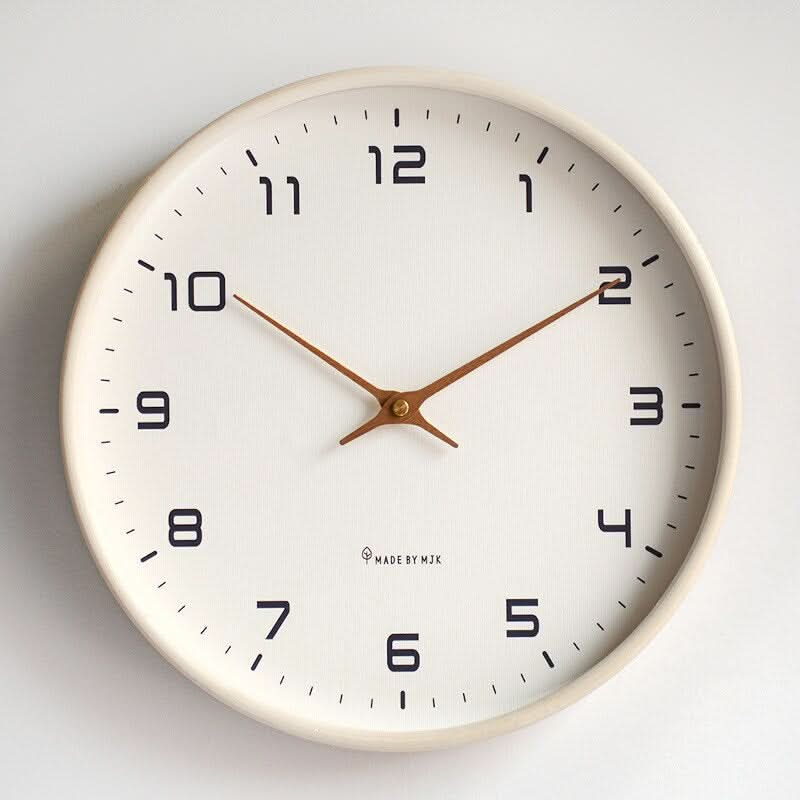 Elviora | Modern Minimalist Wooden Wall Clock with Quartz Movement 4