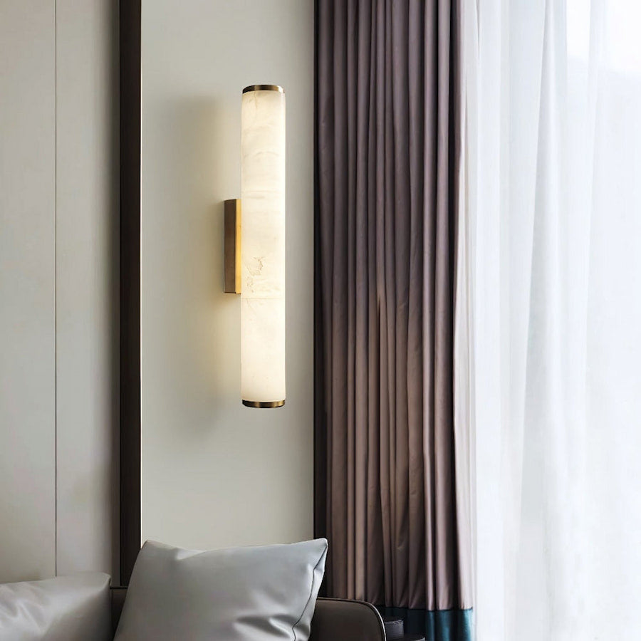 Elylume Elegant Minimalist Copper-Finished LED Wall Sconce 001