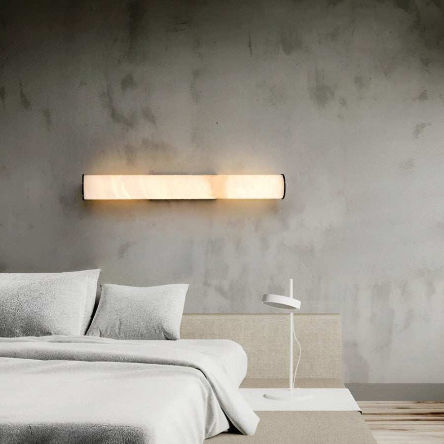 Elylume Elegant Minimalist Copper-Finished LED Wall Sconce 04