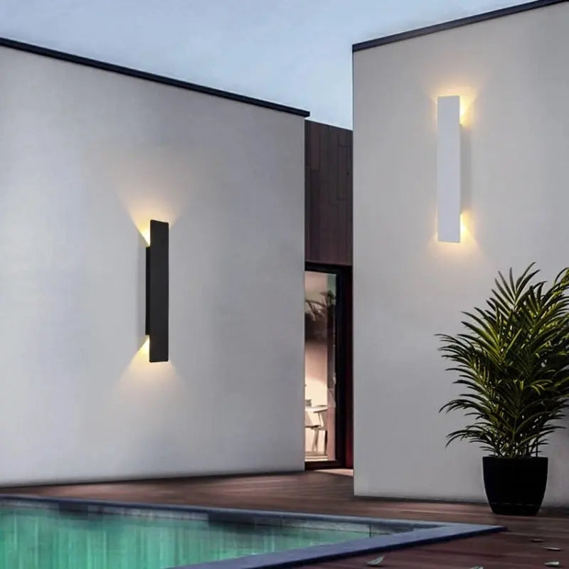 Glowen | Luma Outdoor Wall Light for Sleek Weatherproof LED Illumination