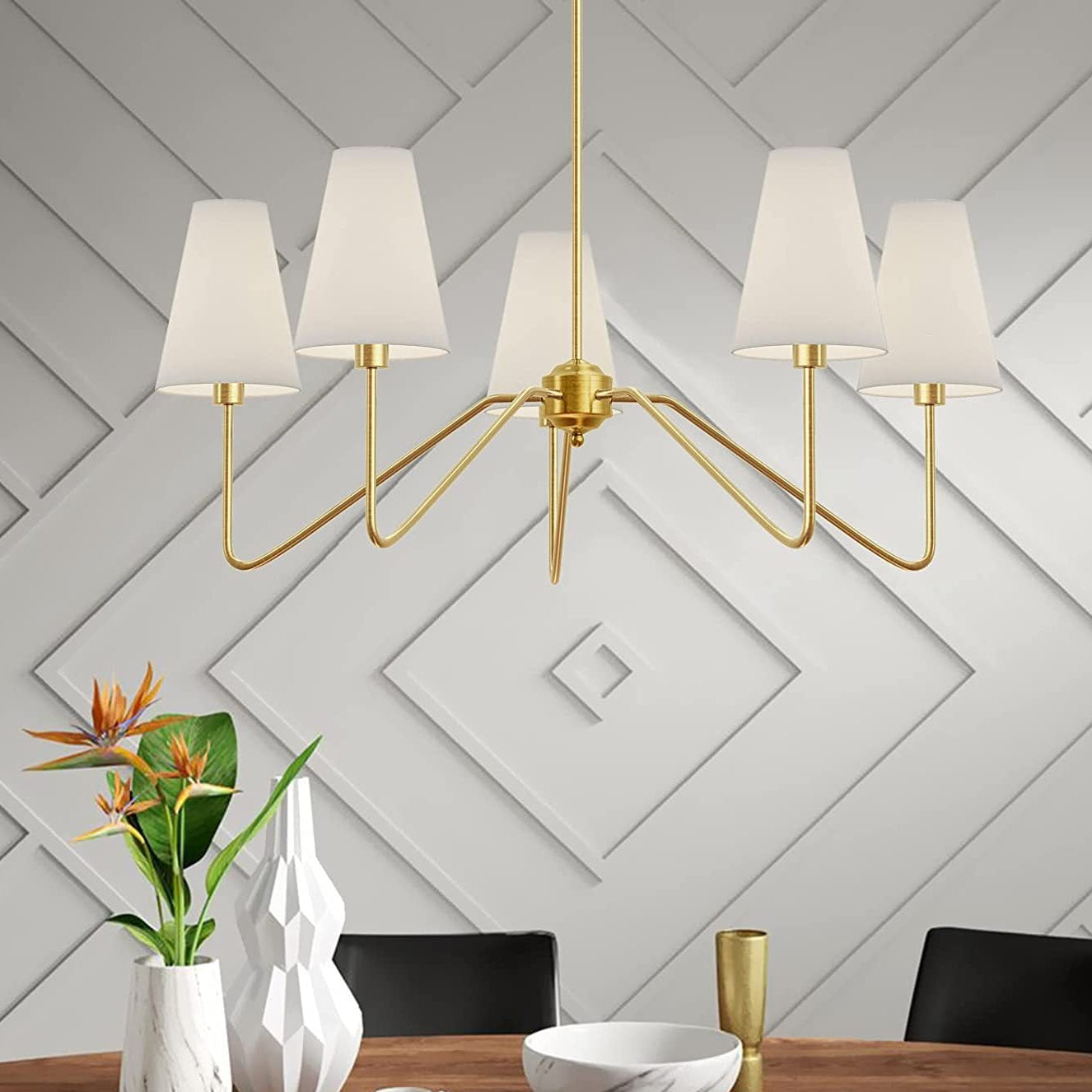 Glowforge Chandelier | American Retro Style Industrial Multi-Head Lighting