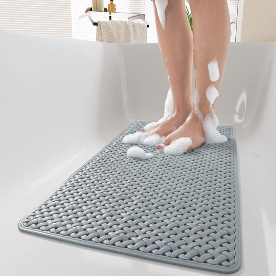 GripMaster | Non-Slip Bathtub Mat with Innovative Suction Cups | Safe for Slip Prevention and Easy to Clean 0
