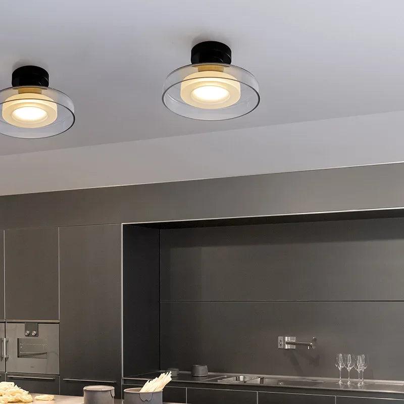 Hilde Wall Sconce Lighting in Clear or Grey Glass with Metal Base for Modern Interiors 3