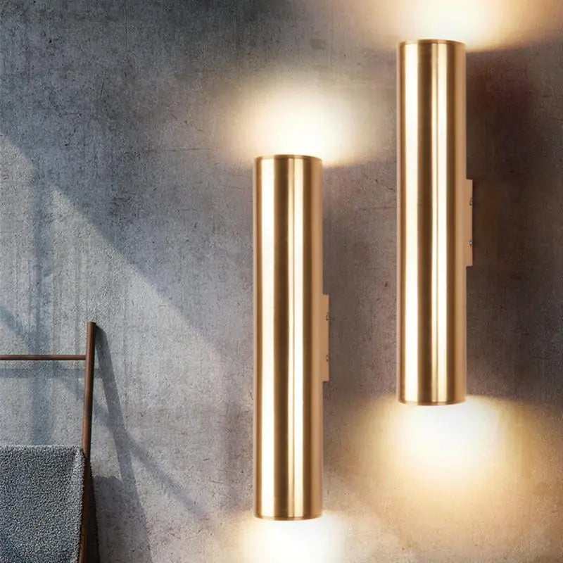 Hollister Wall Sconce | EmberForge Minimalist Gold Contemporary Light