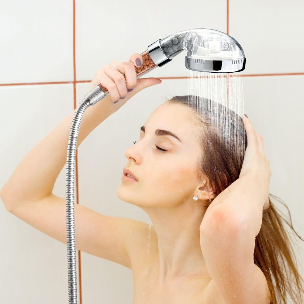 HydroGlow | Filtered Shower Head with 3 Spray Settings | Spa-Like Experience for Healthier Skin and Hair 2