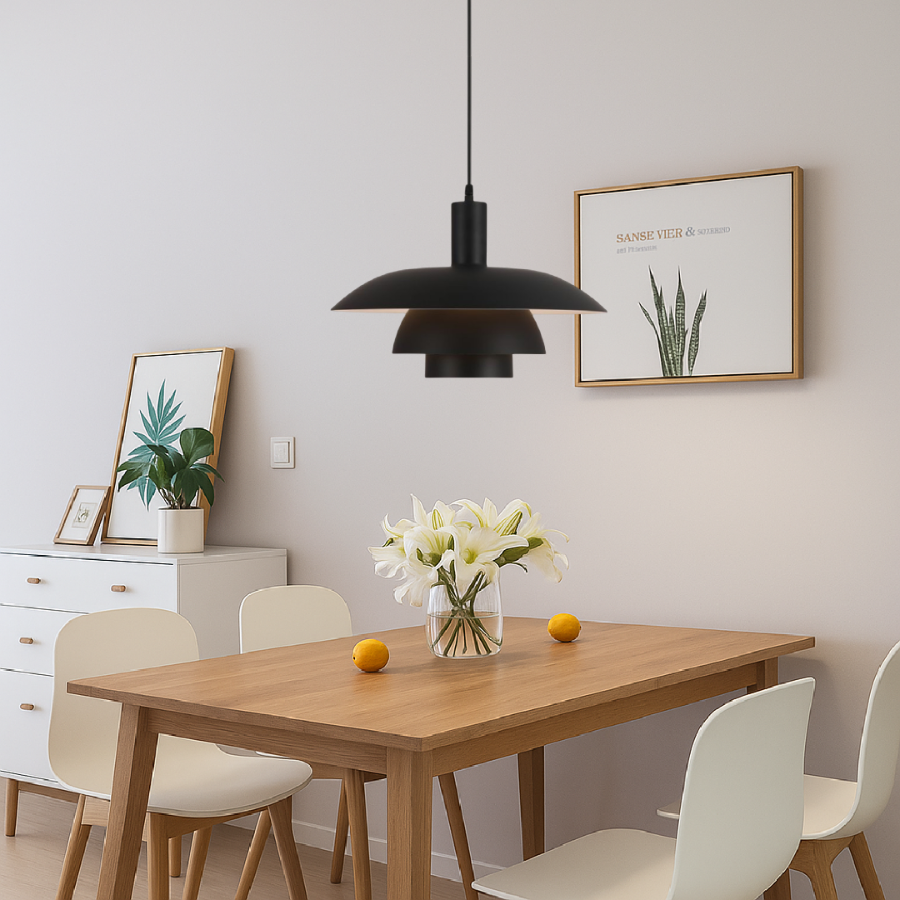 Iven | Stylish Black Pendant Light for Kitchen Island Lighting 3