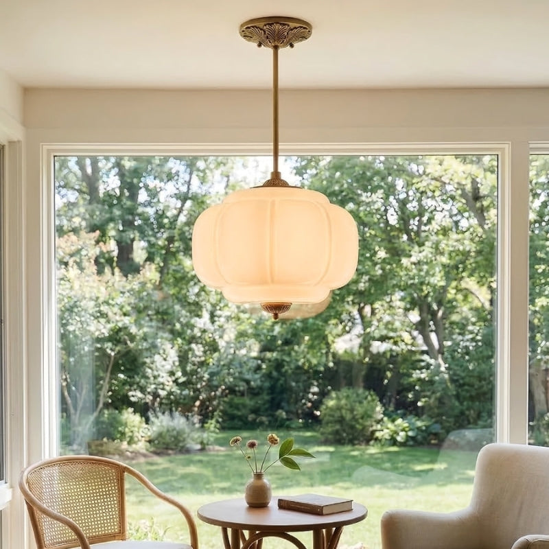 Kivaro | Luna Glass Pendant Light for Adjustable Kitchen Lighting