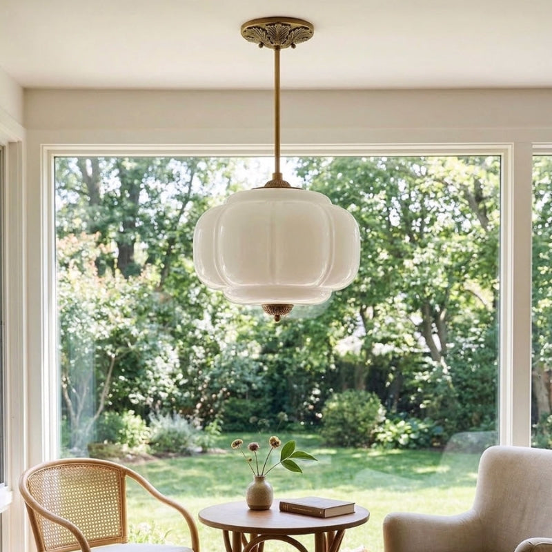 Kivaro | Luna Glass Pendant Light for Adjustable Kitchen Lighting