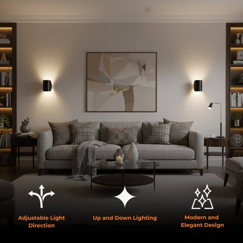 Kivora Luma Adjustable Wall Sconce for Modern Interior Lighting