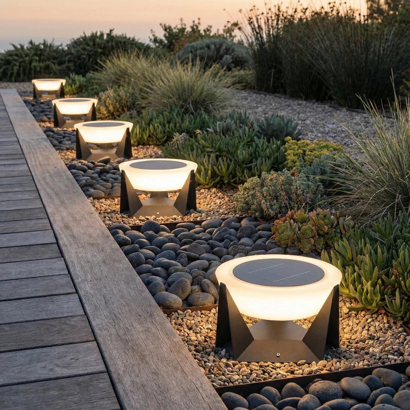 Leni | Modern Stylish Solar Outdoor Garden Light with Remote Control1