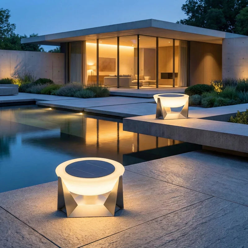 Leni | Modern Stylish Solar Outdoor Garden Light with Remote Control 4