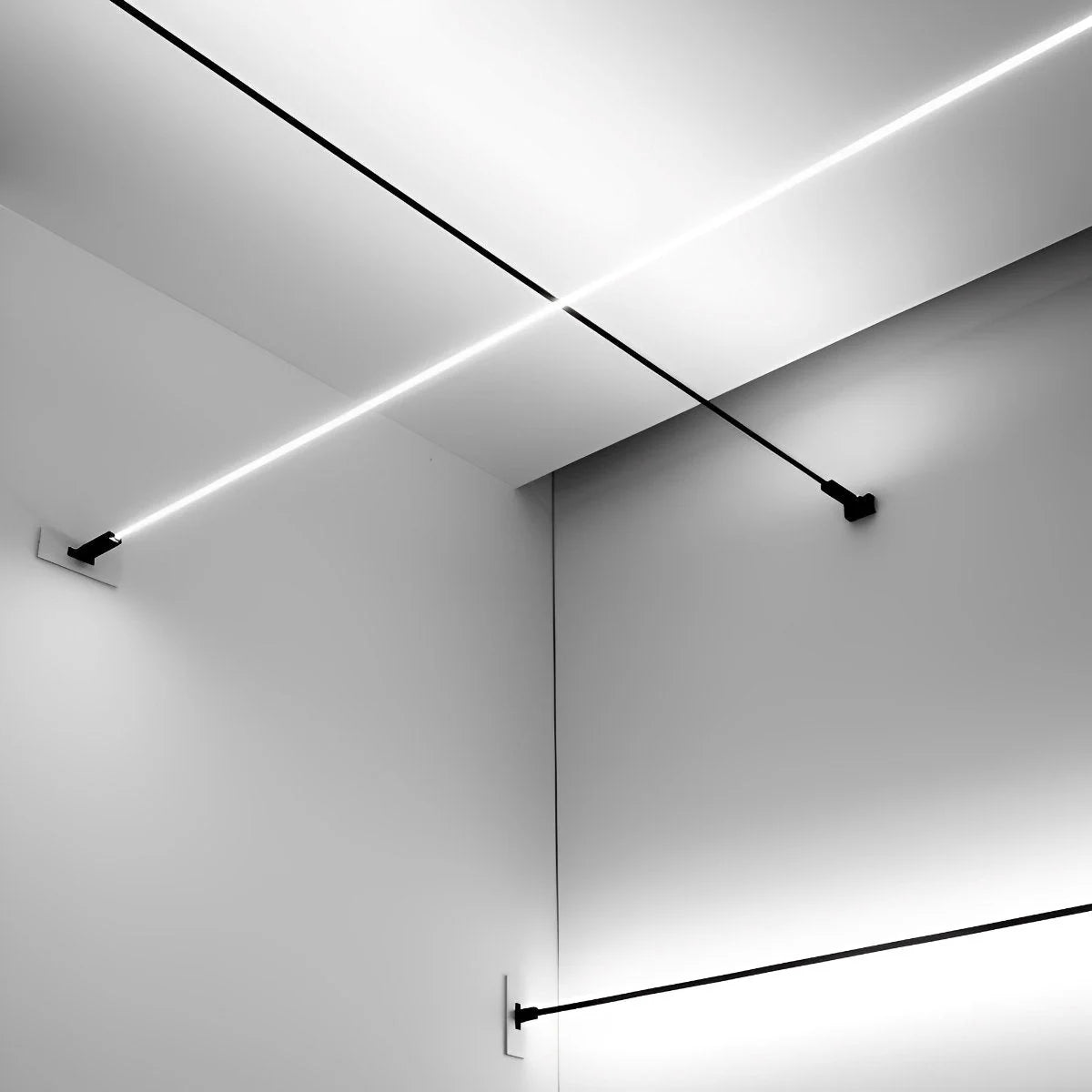 Linear Rotatable LED Strip Light with Adjustable Mounting Base and Multiple Color Temperatures for Modern Interiors 8
