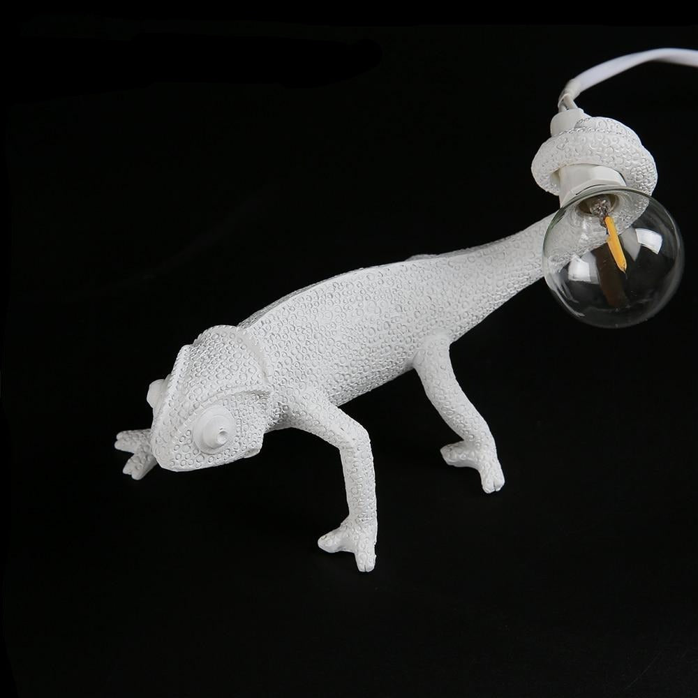 Lizard Table Lamp with Resin Base, Unique Contemporary Design for Bedroom and Living Room 6