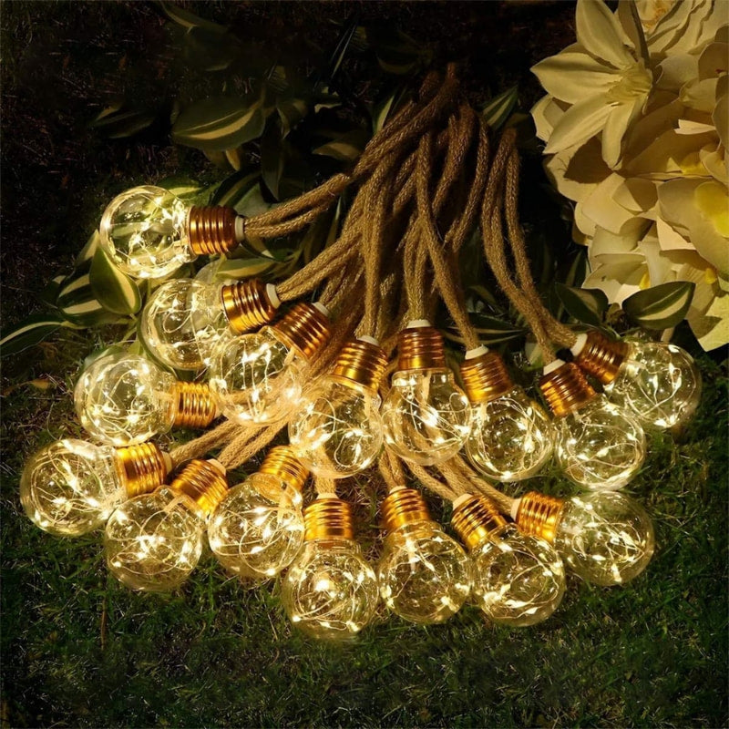 Luma | Solar Outdoor Festoon Lights for Warm Ambient Lighting