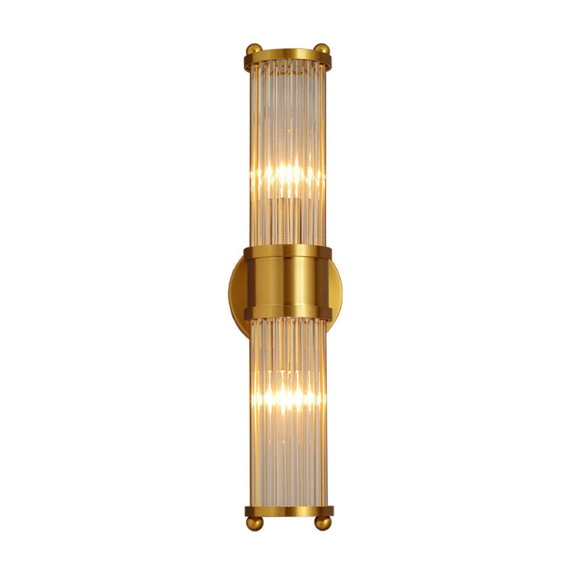 Luma Wall Lamp with Crystal Shades and Gold Finish 4