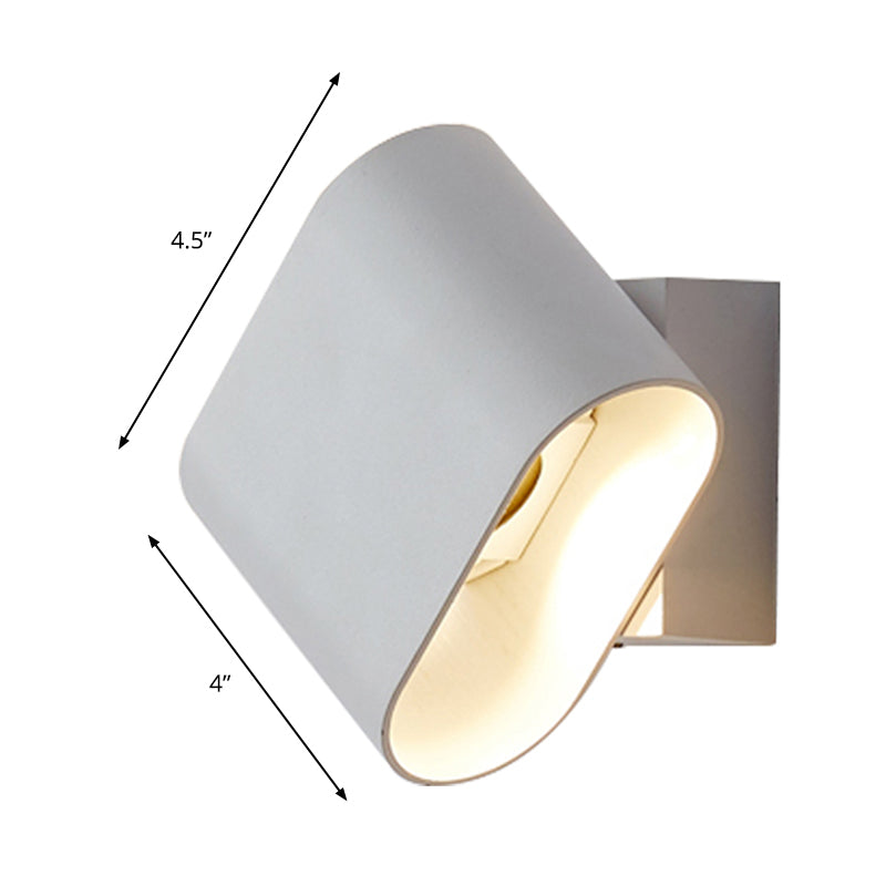 Luma Wall Sconce - Modern LED Wall Lamp in Black, Grey, or White, Energy Efficient Design 8