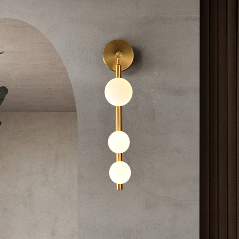 Luma Wall Sconce Lighting with Three-Head Design in Gold Finish for Modern Spaces 0