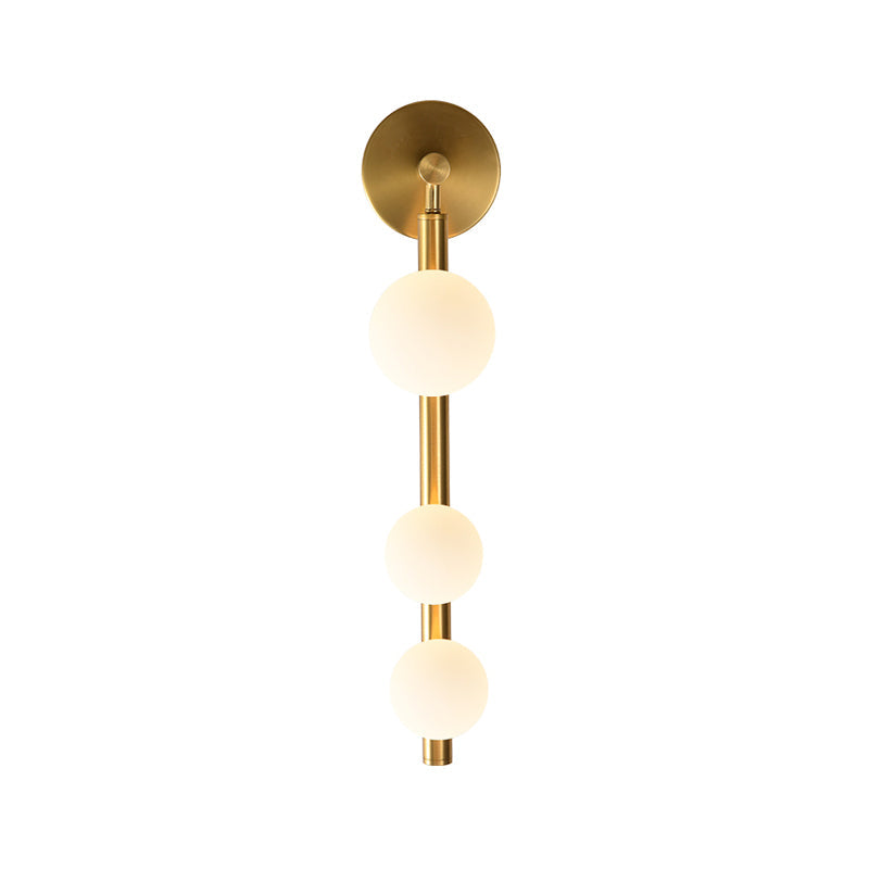 Luma Wall Sconce Lighting with Three-Head Design in Gold Finish for Modern Spaces 3